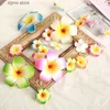 Faux Floral Greenery 10PCs Foam Aritificial Flowers Heads For Home Decor Fake Flowers Hawaiian Beach Party Wedding Decoration Craft Gifts Accessories Y240322