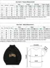 Mens Hoodies Kabarık Polar Sıcak Sweatshirts Mektuplar İşlemeli Vintage Street Giyim Kazak Sonbahar Kış 240307