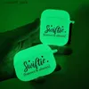 Akcesoria słuchawkowe Śliczne towary Taylor dla Swiftie Luminous Airpods Case Glow in the Dark Eardphone Cover for Airpods Pro 2 3 Prezent dla Swiftiey240322