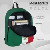 Рюкзак унисекс, рюкзак с флагом Мексики, школьная сумка с мексиканской вышивкой, сумка-мессенджер, сумка для ноутбука, дорожная сумка, Mochila, подарок