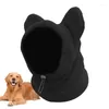 Одежда для собак, зимняя шапка, креативная толстовка с моющимися ушками, повязка на голову, теплый шарф для щенка, защитные шапки для улицы, товары для домашних животных