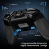 Controladores de jogo Joysticks EasySMX 9110 Wireless Gamepad Joyctick 2.4G USB Gaming Controller para PC Android TV TV Box 4 botões programáveis Y240322