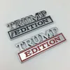 7.3x3cm bilklistermärke Plastdekoration USA: s presidentval Trump Supporter Body Leaf Board Banner