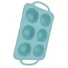 Baking Moulds 6 Cavities Convenient Silicone Cake Molds Reliable Muffin Pans Liner Kitchen Bakeware Material 40JA