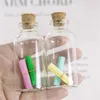 Storage Bottles 24Pcs 30ml Clear Bayonet Glass With Cork Ornament Handicrafts Gifts Perfume Vials Reusable Cosmetic Jars