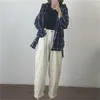 Dżinsy damskie kobiety wysoka talia plus size mama bawełniana biała luźne chłopak dżinsowe spodnie 2024 Black Spring Beige Casual Streetwear