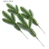 Faux Floral Greenery 5 Pieces Artificial plants wedding bridal accessories clearance decorative flowers vase for home decor christmas wreath Crafts Y240322