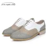 Oxfords Women oxford Spring shoes genuine leather loafers for woman gray sneakers female oxfords ladies single shoes 2022 summer shoes