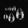 Chandelier Crystal 22mm 38mm 50mm 63mm 76mm Clear Glass Tear Drop Parts K9 Suncatcher Prism Hanging Trimming Pendants