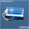 Level Measuring Instruments 20Pcs/Lot Haccury Key Chain Small Bubble Spirit Acrylic Square Instrument Size 15X15X36Mm Drop Delivery Dhhpw