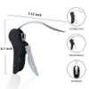 Portable Bottle Openers Wine Tool Set Foil Cutter Bar Lever Corkscrew Cork Drill Lifter Kit Kitchen Accessories Opener Tools y240315