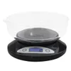 Household Scales Digital Scale LCD balance Kitchen Scale Electronic Weighing Scales Parcel Food Weights Balance for Kitchen with Bowl(5000gx1g) 240322