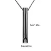 Pendant Necklaces Metal Necklace Mindful Stainless Steel Anapana Breathing Exercises Increase Attention For Boys Girls