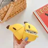 Acessórios para fone de ouvido Banana Fruit Cartoon Case para AirPods Pro Capa para fone de ouvido Caixa de carregamento protetora para AirPods 3 Pro CaseY240322