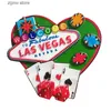 Fridge Magnets Las Vegas Frozen Magnets World Travel Souvenir Cooler Magnetic Stickers Y240322
