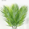 Faux Floral Greenery Green Artificial Plant Bouquet for Home Room Office Decor Garden Decoration Outdoor Fake Plant Bouquet Vase Ornament Accessory Y240322