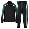 Men Stripes Tracksuit Jogging Sportsła Dwuczęściowe zestawy SAPAUAL MAN KURTA KURTA STUDY Odzież Autumn Mężczyzna Spit Sports Suit 240313