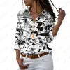 Women's Blouses Printed Shirt Casual Fashion Temperament Top Ladies 2024 Design