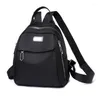 Skolväskor Kvinnor ryggsäck handväska nylon ryggsäck lätt mode casual rese damer axelväska för tonåring dagpack