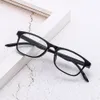 2 PCS Diseñador de lujo de moda 2023 Espejo plano para niños Edición coreana Caja simple de moda Gafas decorativas de arte ultraligeras para hombres y mujeres