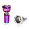 19mm Male Bong Metal Bowl Magnetic Suction Gun Head Smoking Accessories For Hookah Bongs Thick Pyrex Heady Glass Bubbler Ash Catcher Water Pipes Dab Oil Rigs