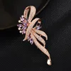 Jewelry Fashion Natural Sapphire Sier Gemstone Brooch