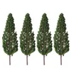 Decoratieve bloemen 8 stuks Model Bomen Landschap Mini Plant Pine Layout Miniatuur Home Decor