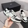 Mentide de qualité pour hommes Top Tennis Shoe Sneaker Skeleton Ami Luxury Flat Summer Casual Chaussures 12 Color Randonnée Randonnée en cuir Designer Shoe Walk Lace Lace Up Sports Run Trainer