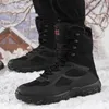 Fitness Shoes Plus Size 39-47 Hunting Keep Warm Men's Military Tactical Boots Army Outdoor Anti-Slip Cross-country Hiking