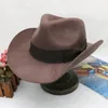 ull cowboy hatt herr hatt grossist mocka fedora hatt cowboy hattar fläskpie hatt kvinnor hatt svart cowboy hatt party hatt klubb hatt 240320