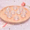 Speicherflaschen 10pcs Creme Box Lidschatten Make -up -Gesichtsbehälter nachfüllbar tragbares 5G Mini Kosmetik leerer Jar Pot Diamant