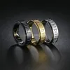 Retro Paar Viking Ringen Rune Letter Gouden Roestvrij Stalen Ring voor Mannen Mode-sieraden