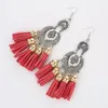 Pendientes colgantes LOVBEAFAS moda étnica bohemia gota larga para mujeres Brincos Longos borla Vintage Boho Bijoux