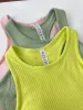 Donna Yoga Lululemenly Sport Modale Manica corta Action Always Lululy Lemon Crop Top T-shirt Girocollo Fitness Sportwear