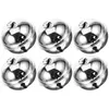 Party Supplies Christmas Silver Jingle Bells Charms Pärlor för Diy Pet Key Ring Women Bag Decoration Crafts