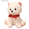 Animaux en peluche 22 CM réaliste en peluche chien en peluche jouet mignon Simulation animaux moelleux bébé poupées cadeaux d'anniversaire pour enfants filles chiot poméranien L240322