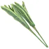 Decoratieve Bloemen 2 Stuks Kunstmatige Tijger Piranha Faux Snake Plant Voor Decor Sansevieria Decoratie Bruiloft