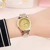 WWOOR Top Brand Luxury Ladies Watch Original Diamond Womens Waterproof Stainless Steel Wrist Date Reloj 240318