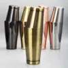 Bar Tools Premium Boston Cocktail Shaker Weighted Shaking Tins Gold Plated / Copper Plated Black / Mirror Finish Premium Barware Tools 24322