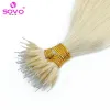 Extensions Salon Supply Straight Nano Ring Hair Extensions 100% Human Fusion Hair Extension Micro Ring Brazilian Hair Extension 100 Strands