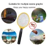 Zappers Elektrische Fly Insect Bug Zapper Bat Handheld Insect Vliegenmepper Racket Draagbare Muggen Killer Ongediertebestrijding Voor Slaapkamer Insecten