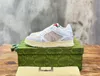 New Men Women Re-Web sneaker Designer casual shoes white leather sneakers green and red Web tongue Sports shoes High quality Lace-up closure Low help Sneaker