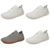 Chaussures de course pour hommes et femmes, couleur noir et blanc, baskets de sport, 20