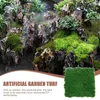 Decorative Flowers Artificial Fake Moss Micro Landscape Accessory Area Rugs Turf Grass Realistic Plant Garden