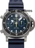 Men Watch Pam Mens Designer Paneraiis Submersible Chronograph Edition PAM01291 Luxury Fullless en acier inoxydable Automatique Automatique de haute qualité