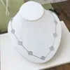 Luxus-Halsketten mit Anhänger, 18 Karat vergoldet, Kleeblatt-Glückshalskette für Frauen, Schmuck, Geschenke, trendig, für Frauen, Teenager, Mädchen, hohe Qualität