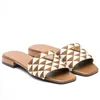 Espadrille Designer for Women Sandals Slajdes Kapcieczki MIUI Platforma Luksusowa czarna różowa damska dziewczyna Monolit Gumowa Matelasse Naappa skórzane slajdy Rozmiar 35-42