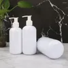 Garrafas de armazenamento 10pcs 8oz bomba de loção recarregável garrafa plástica transparente branco marrom embalagem cosmética 500ml 300ml 250ml vazio para shampoo