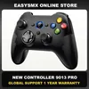 Controladores de jogo Joysticks EasySMX 9013 Pro 2.4G Controlador de jogos sem fio Bluetooth Gamepad Joystick para PC Phone TV / TV Box Hall TriggerY240322