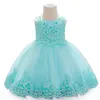 Robes de fille en dentelle blanche, tenue de princesse fantaisie pour bébé, pour fête de 1er anniversaire, mariage, baptême, 2024